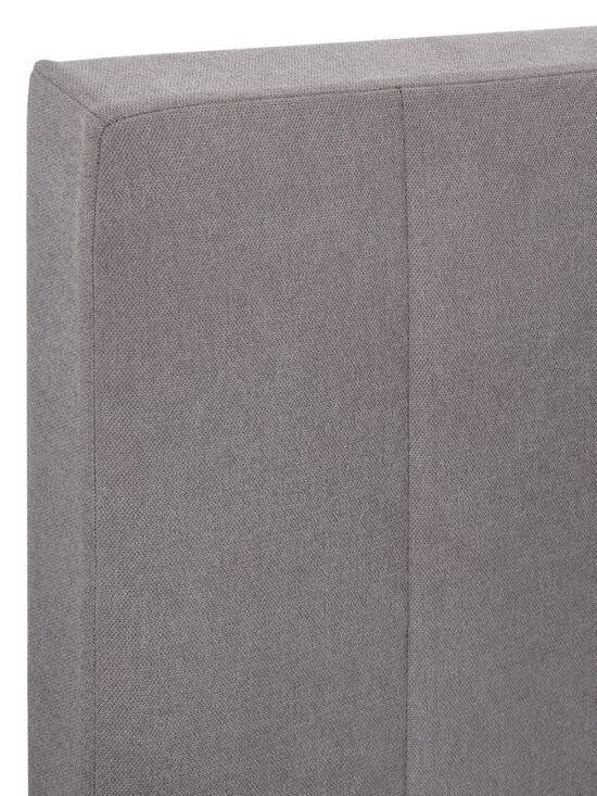 Nova Fabric End Lift up Storage Ottoman King Bed Grey Stylish and Comfortable - Image 5