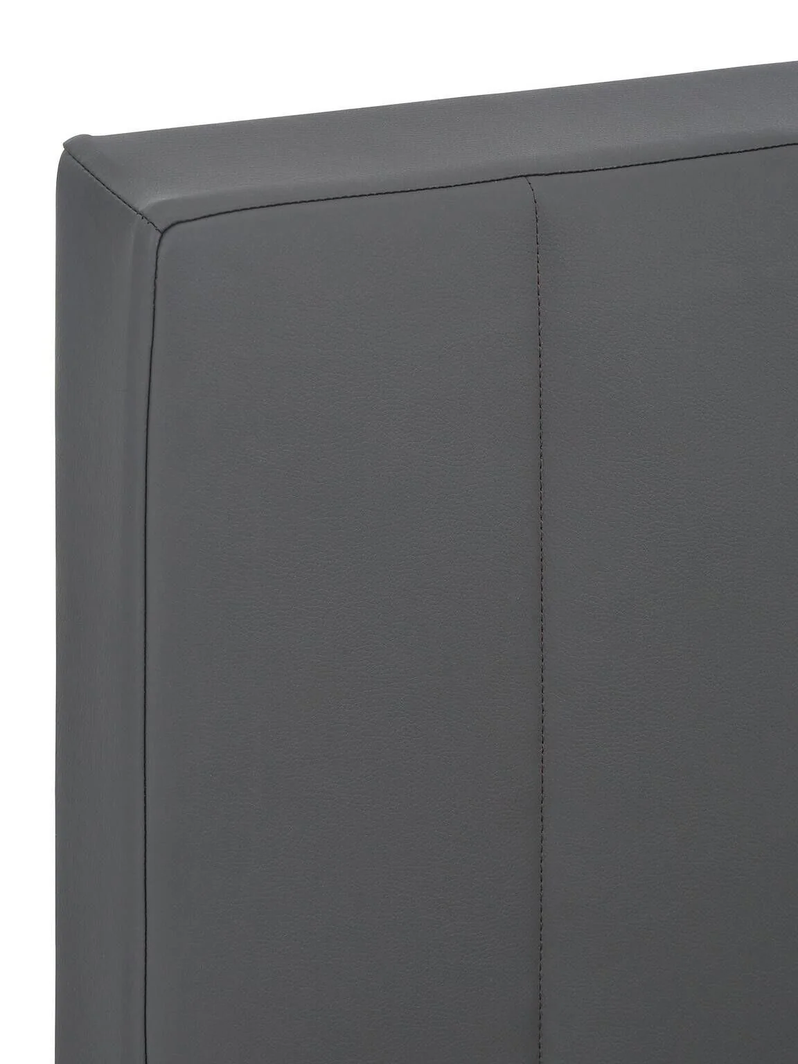 Nova Faux Leather Ottoman Double Bed Frame Grey Elegant Durable Bedroom Solution - Image 5
