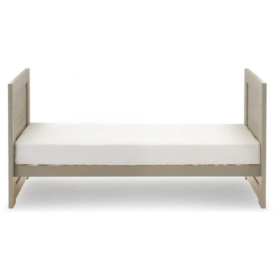 Obaby Nika Mini Cot Bed Grey Wash Modern Nursery Furniture UK - Image 6