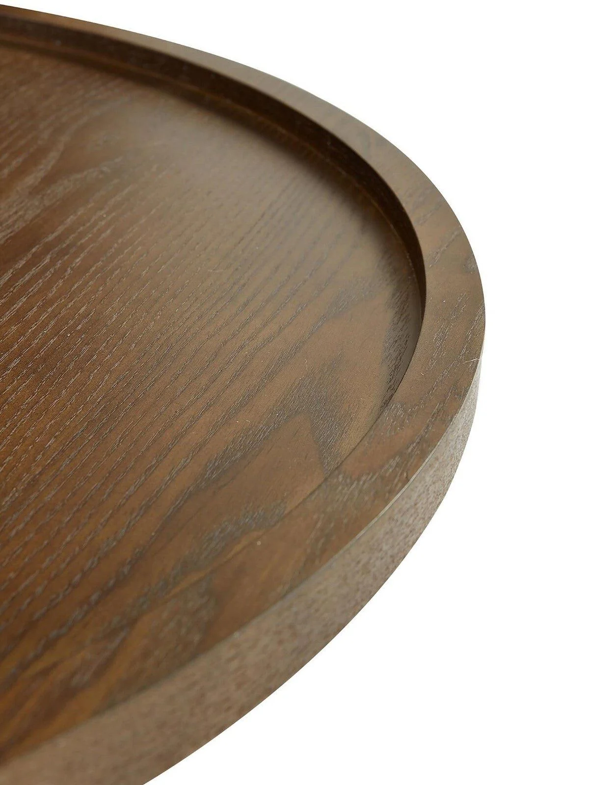 Odem Round Coffee Table Black & Walnut Modern and Stylish Living Room Furniture - Image 5