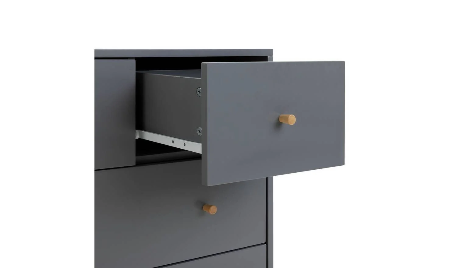 Otto 4 Drawer Chest - Grey - Image 3