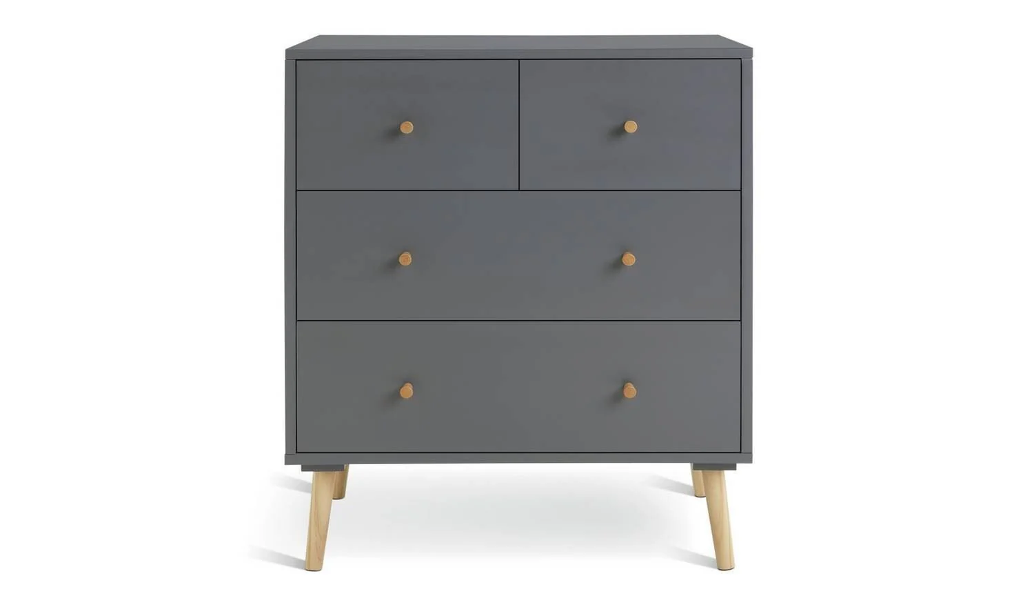 Otto 4 Drawer Chest - Grey - Image 7