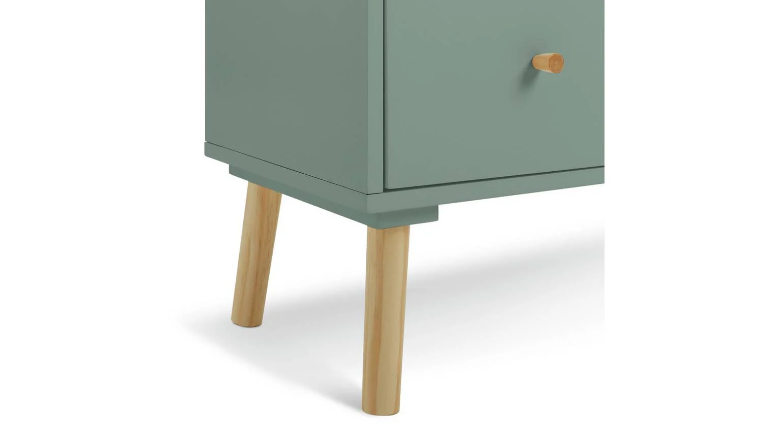 Otto 4 Drawer Chest Sage Green Storage Organiser Bedroom Furniture - Image 3