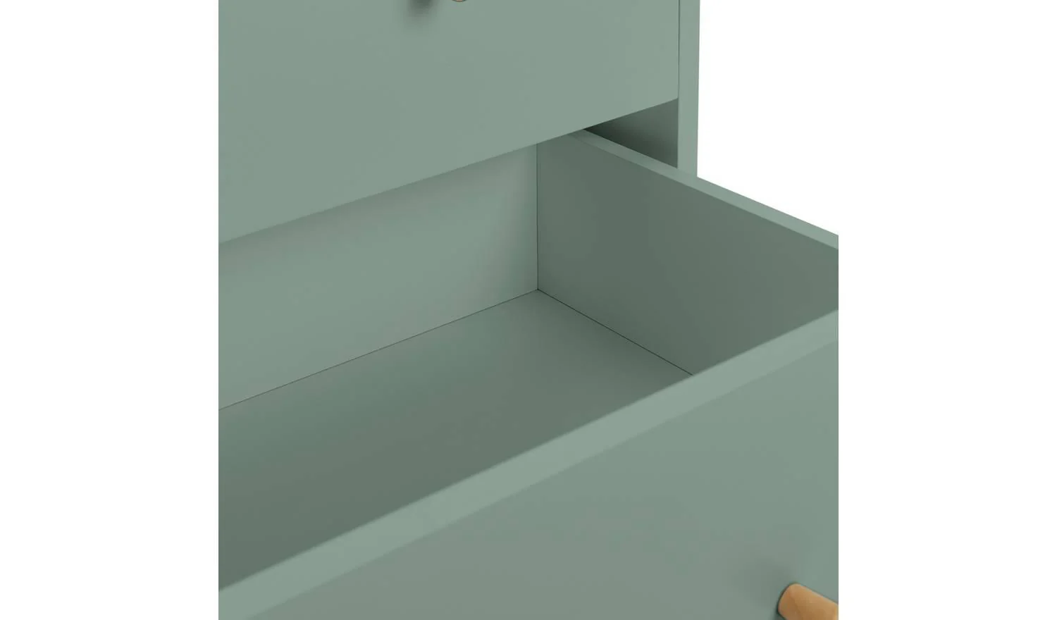 Otto 4 Drawer Chest Sage Green Storage Organiser Bedroom Furniture - Image 4
