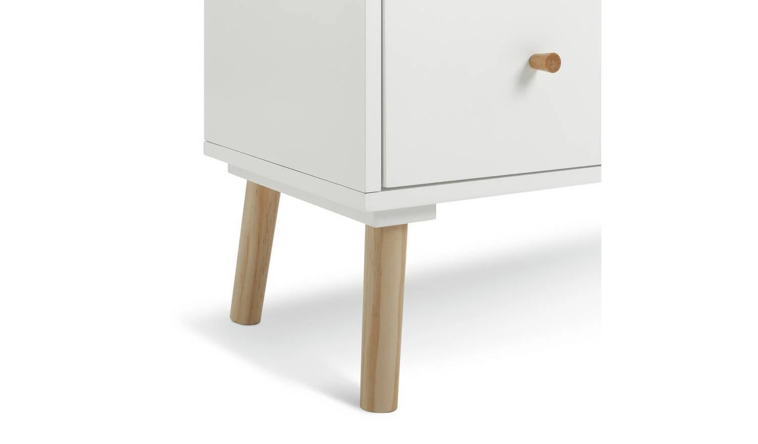 Otto 4 Drawer Chest White Storage Organiser Bedroom Furniture - Image 5