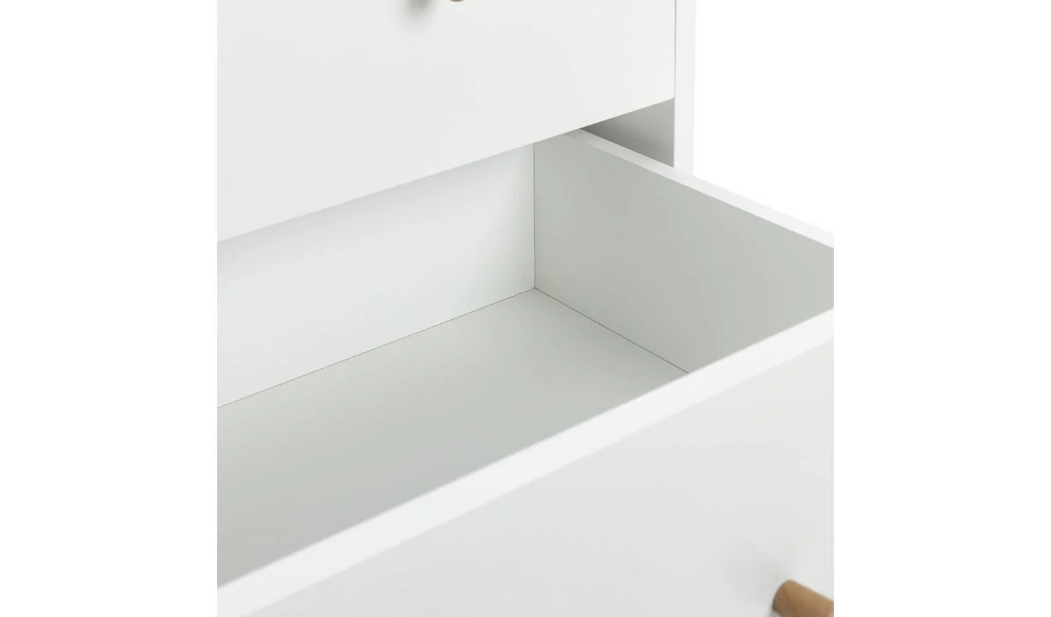 Otto 4 Drawer Chest White Storage Organiser Bedroom Furniture - Image 6