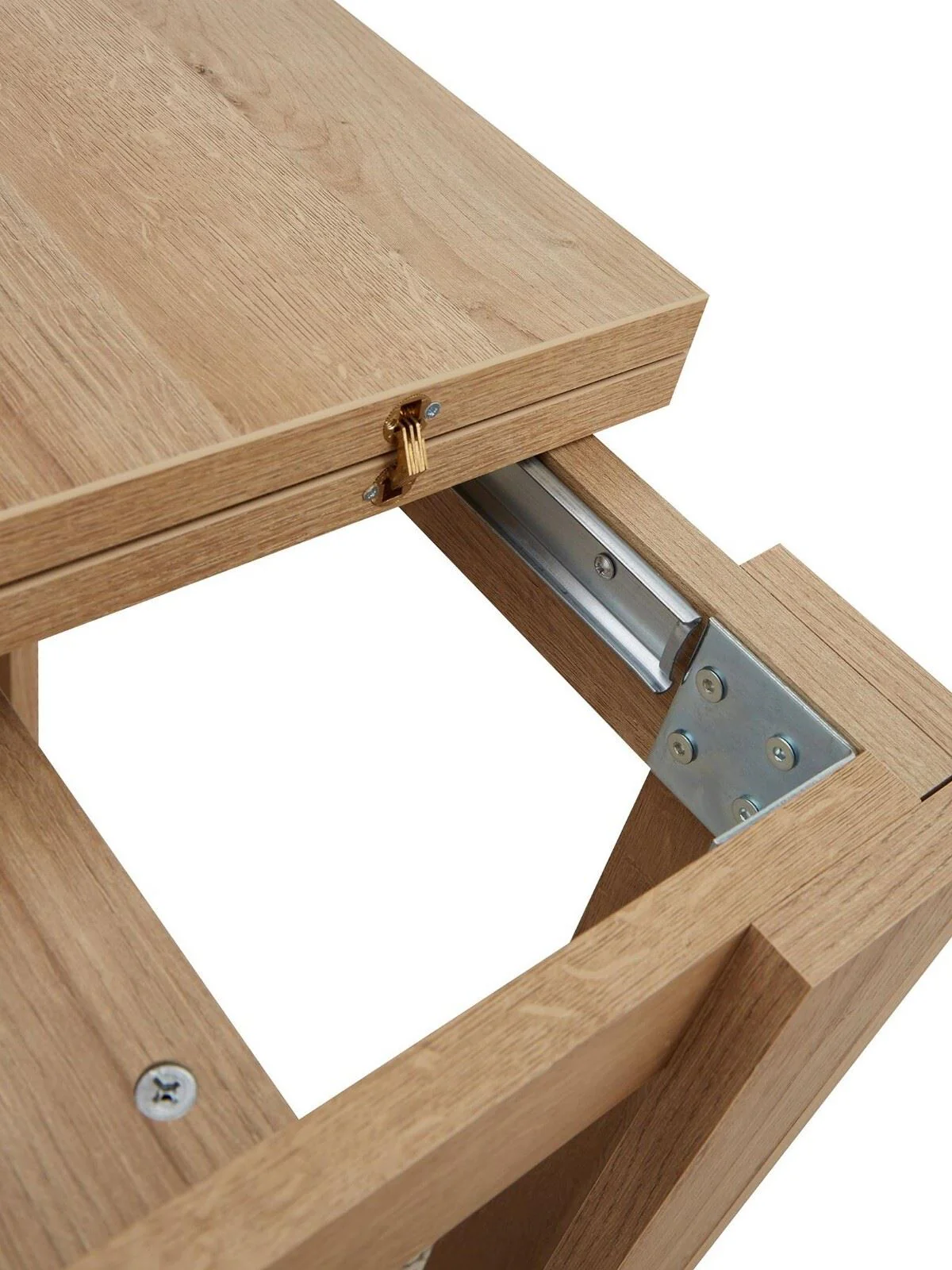 Panama 80-160 cm Extending Dining Table Dark Oak FAST DELIVERY - Image 5