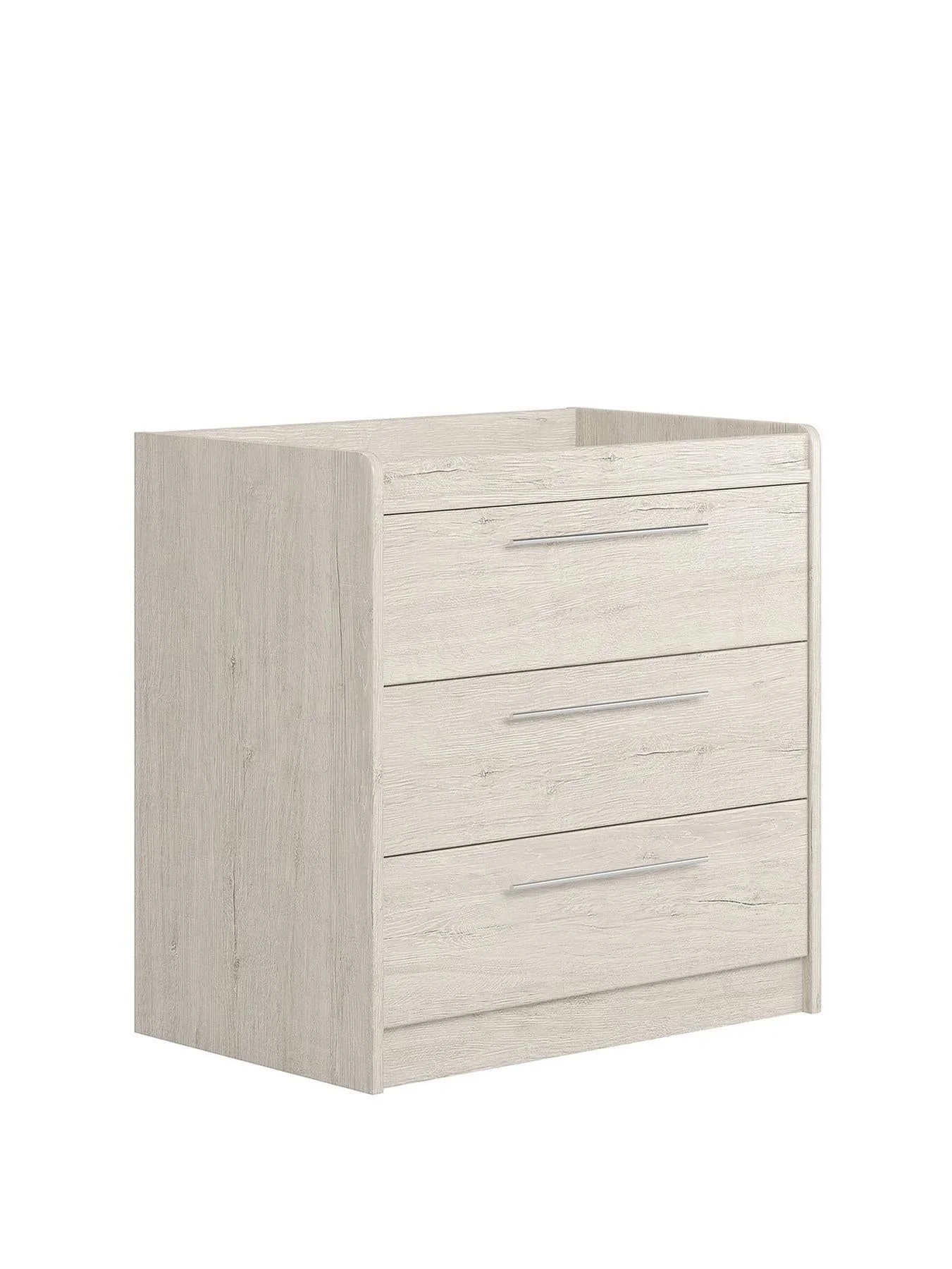 Portofino Dresser Changer Grey Oak Baby Nursery Changing Table Storage