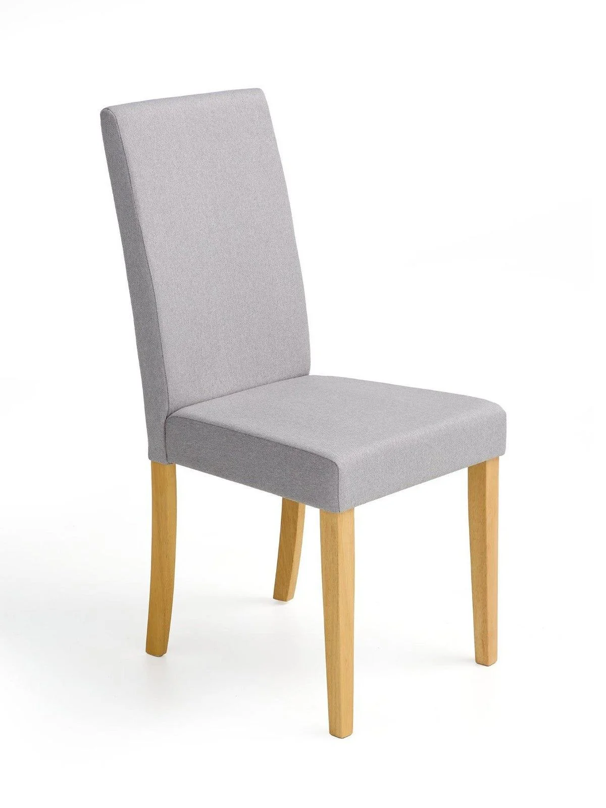 Primo 120cm Dining Table & 4 Fabric Chairs Set Wood Grey Modern - Image 5