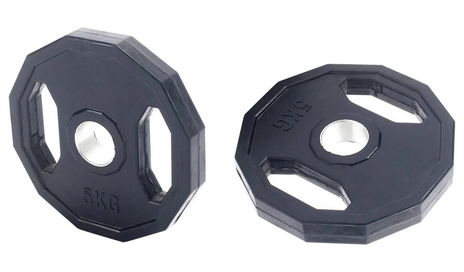 Pro Fitness 6ft Olympic Barbell Chrome + Weight Plates 2 x 5kg - Image 10