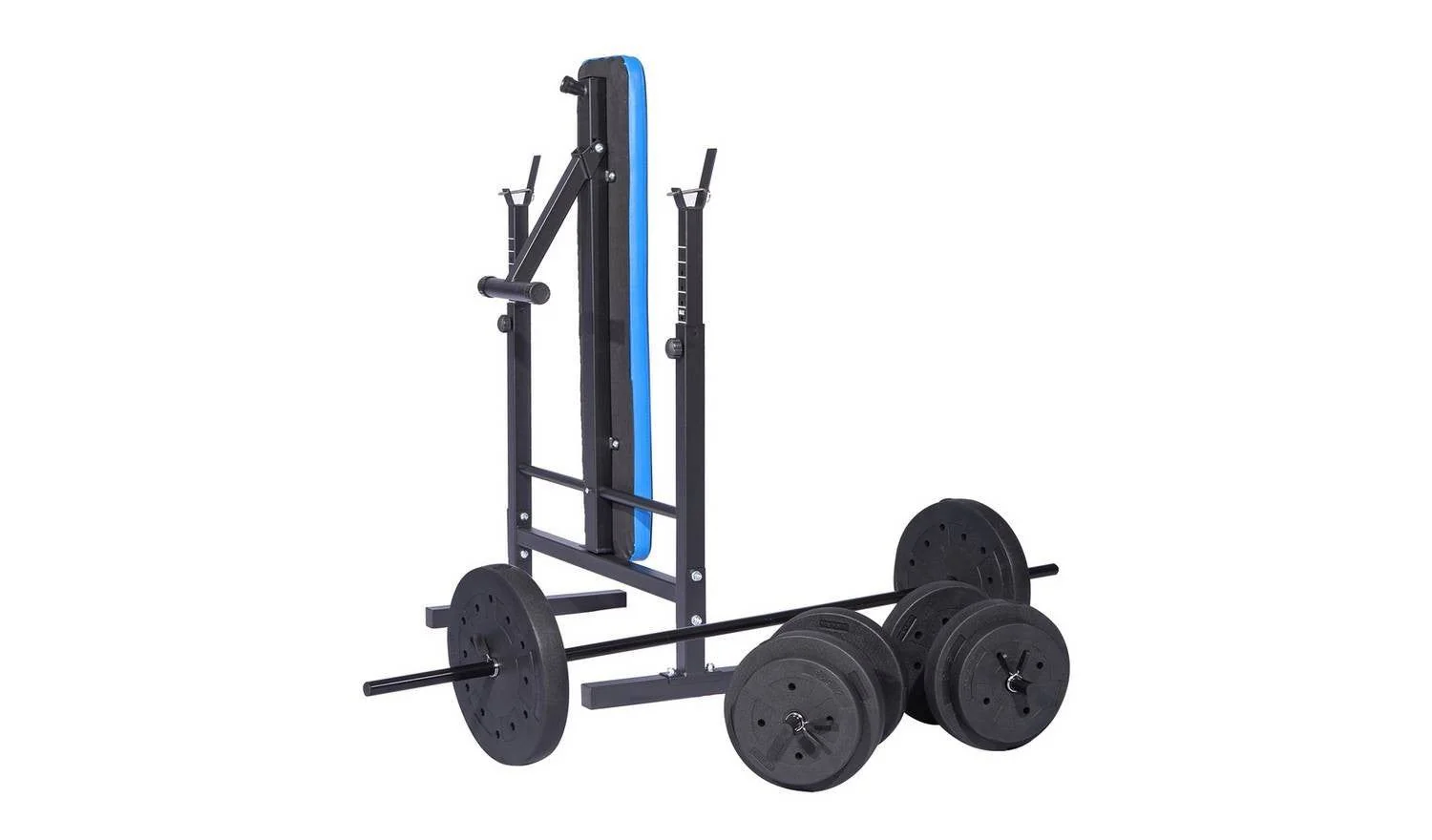 Pro Fitness Foldable Weight Bench with 50kg Weight Package Home Gym - Image 7