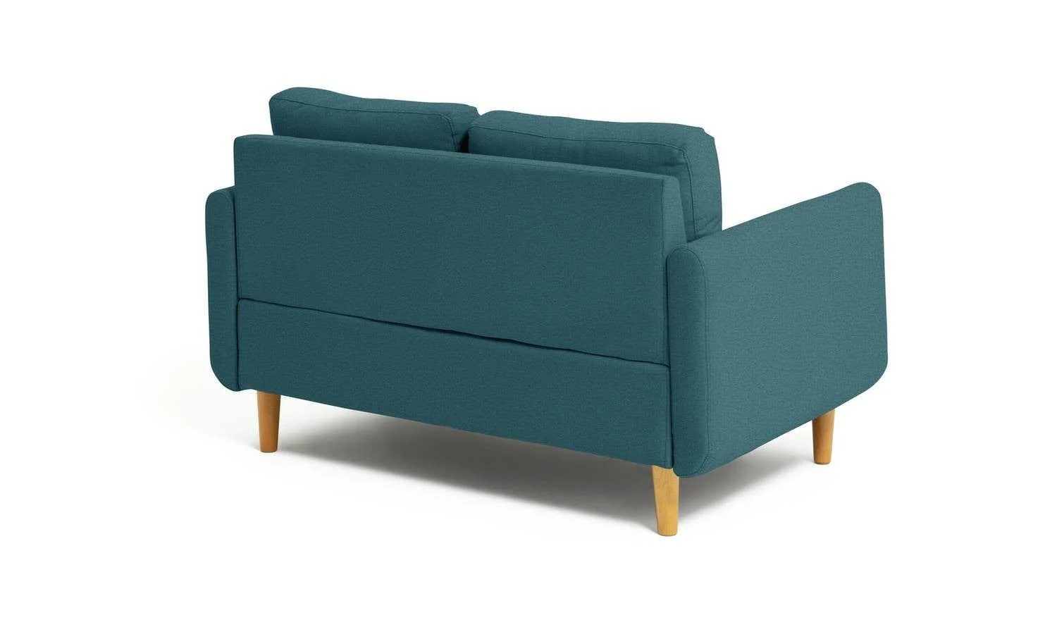 Remi Fabric 2 Seater Teal Living Room Furniture Comfort UK - Image 2