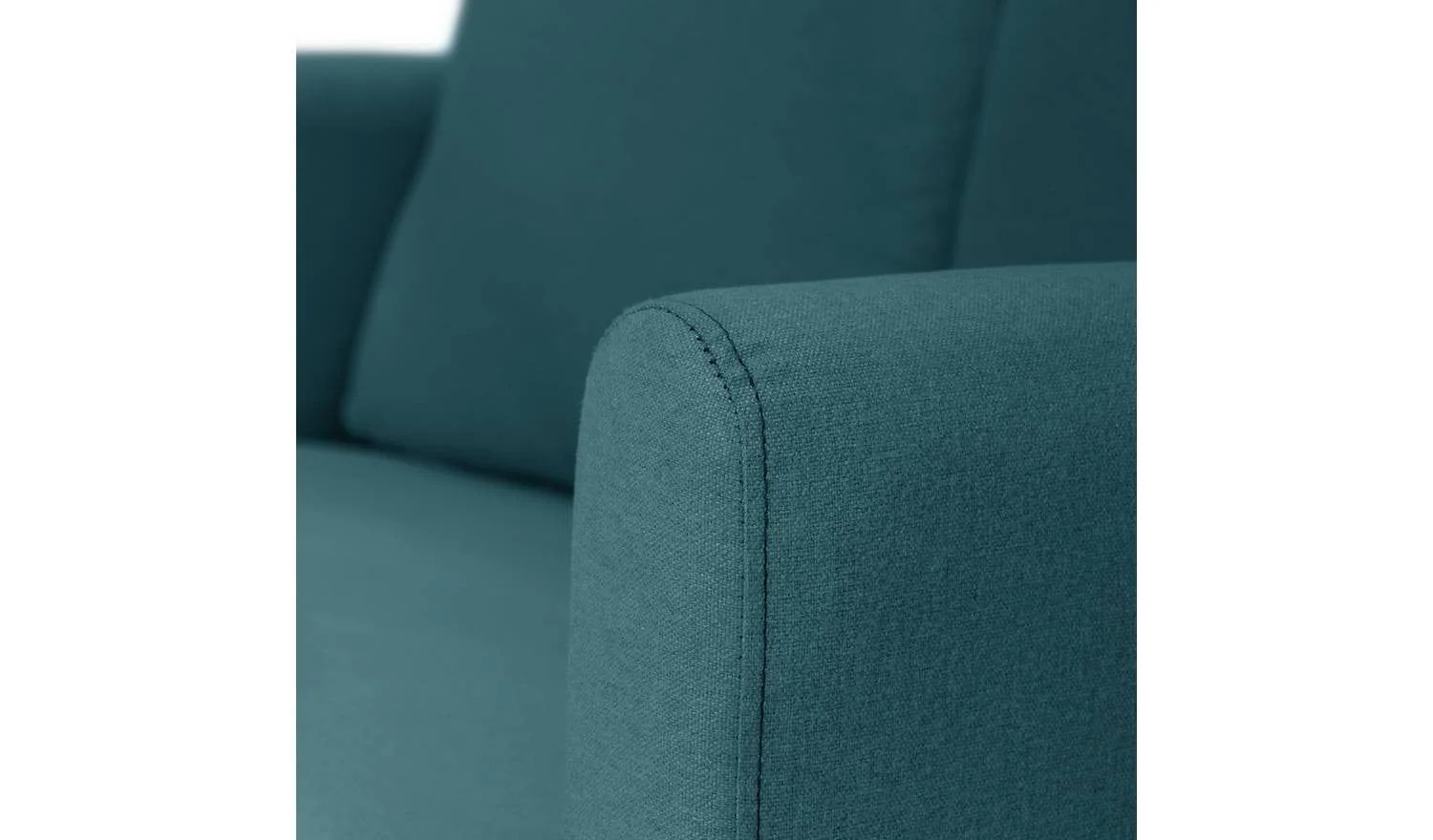 Remi Fabric 2 Seater Teal Living Room Furniture Comfort UK - Image 5