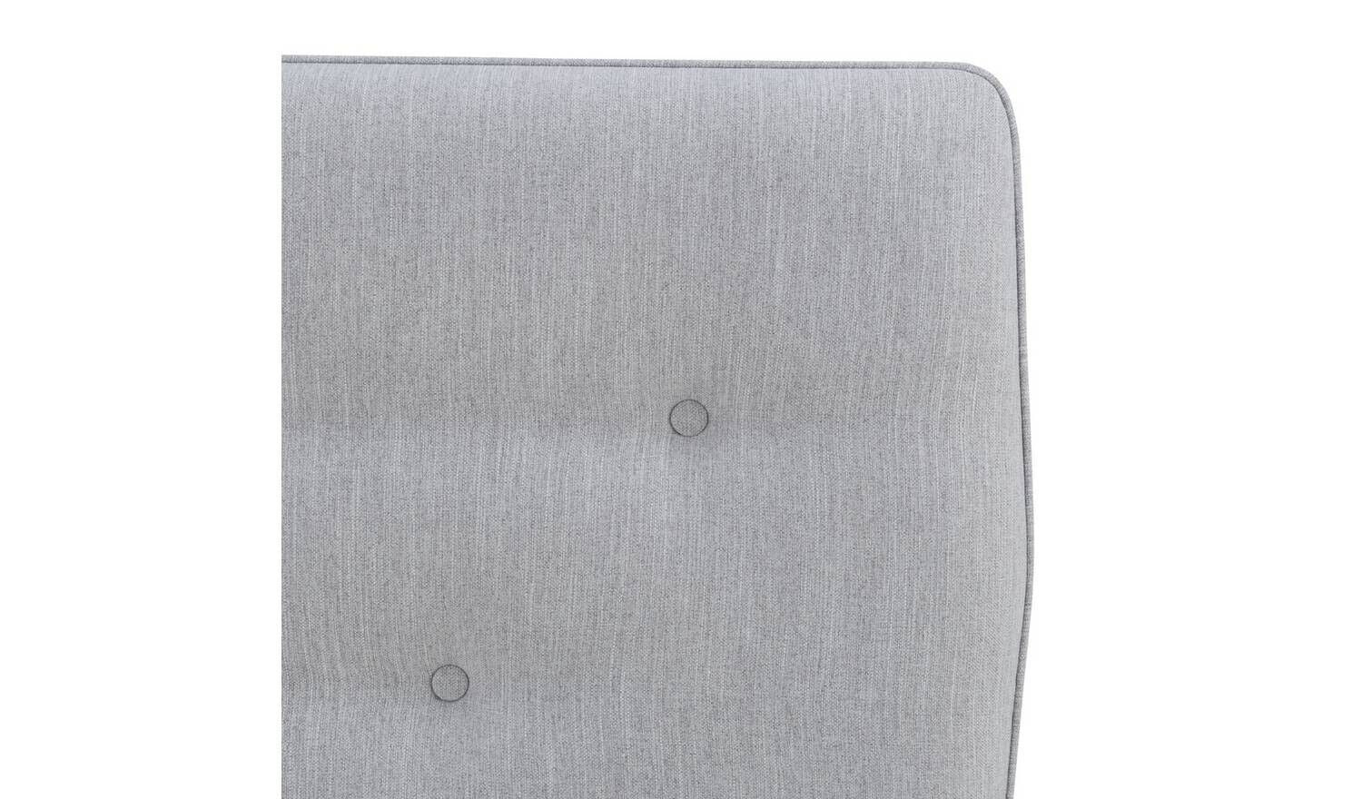 Skandi Double Headboard Light Grey Stylish Comfortable Bedroom Decor - Image 4
