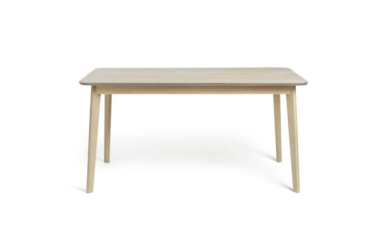 Skandi Oak Veneer 6 Seater Dining Table Modern and Elegant Dining Room Decor - Image 3