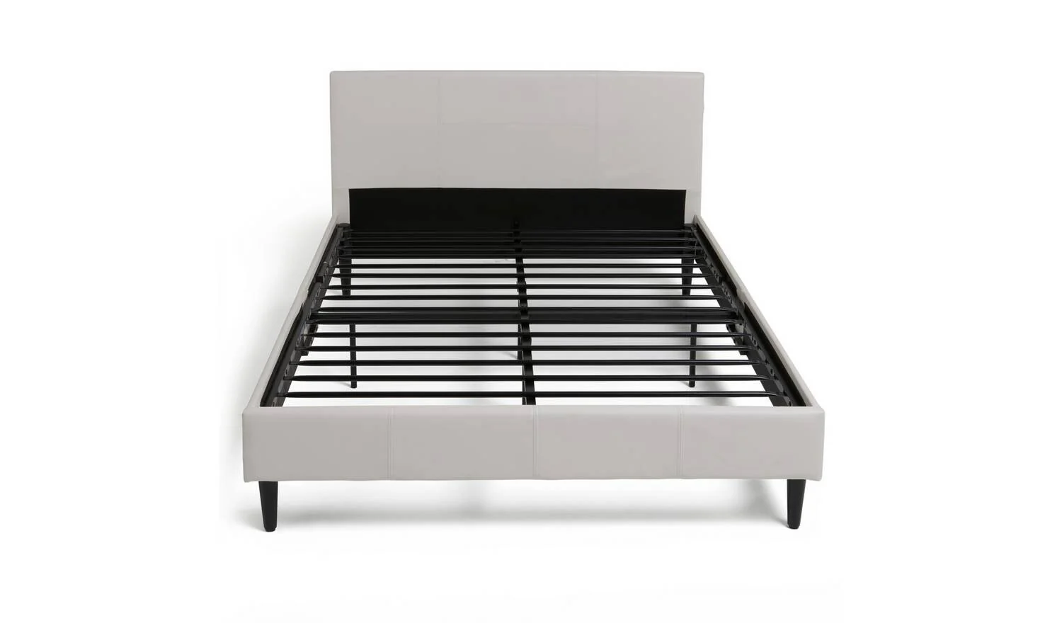 Skylar Small Double Bed Frame White Modern Bedroom Furniture - Image 4