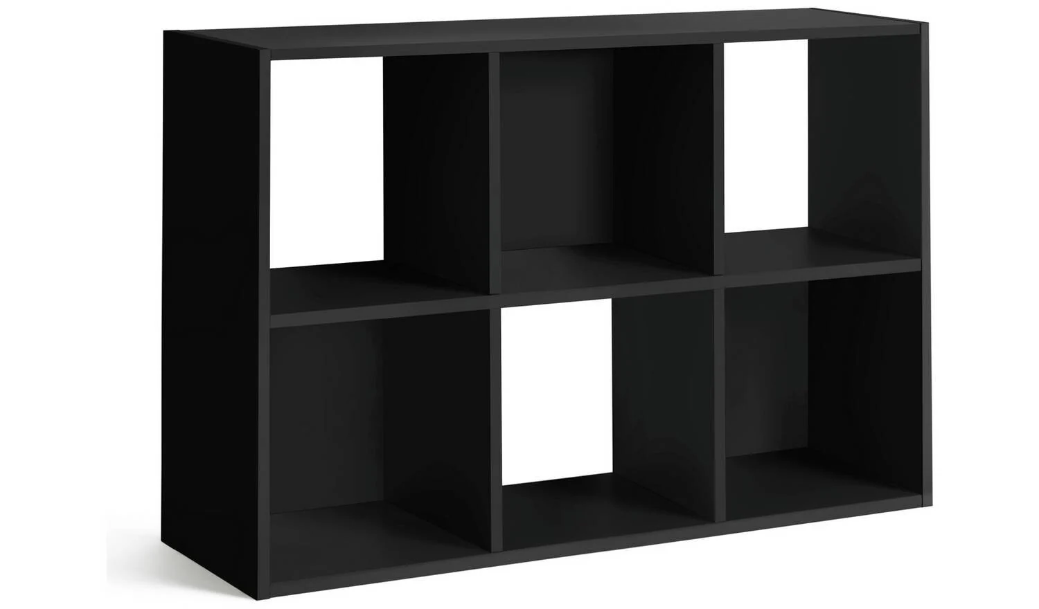 Squares 6 Cube Storage Unit Black Easy Assembly Durable Design - Image 9