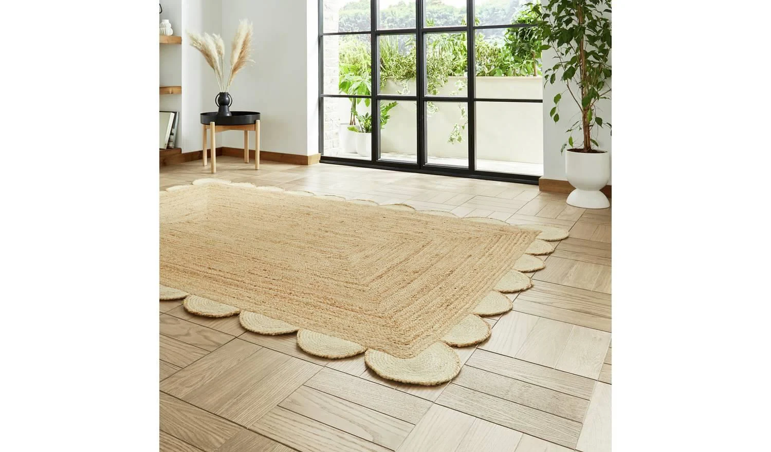 Think Rugs Savannah Natural Jute Flatweave Rug 160x230cm Home Decor - Image 3