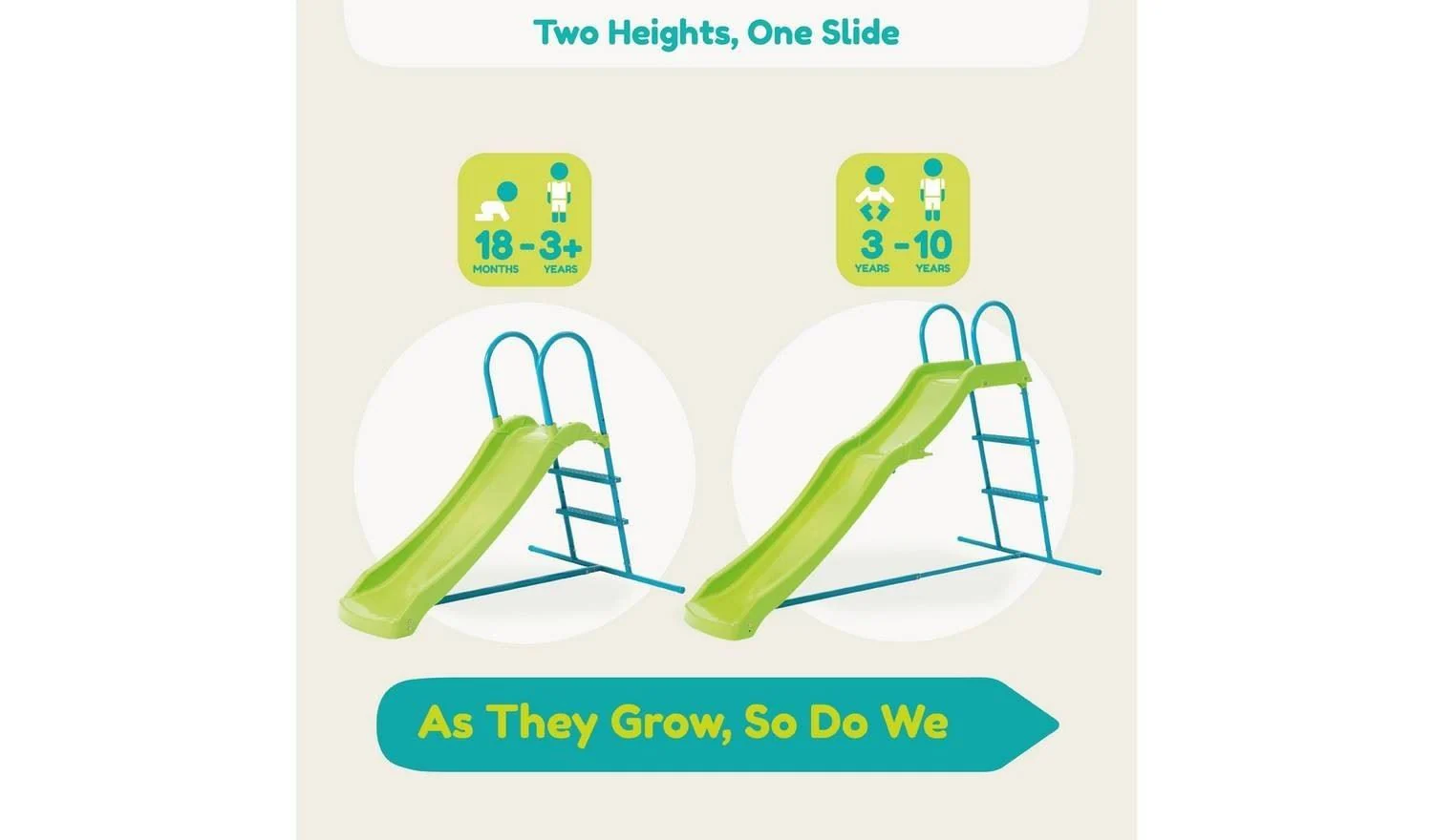 TP Toys 6ft Small to Tall Growable Slide - Image 6