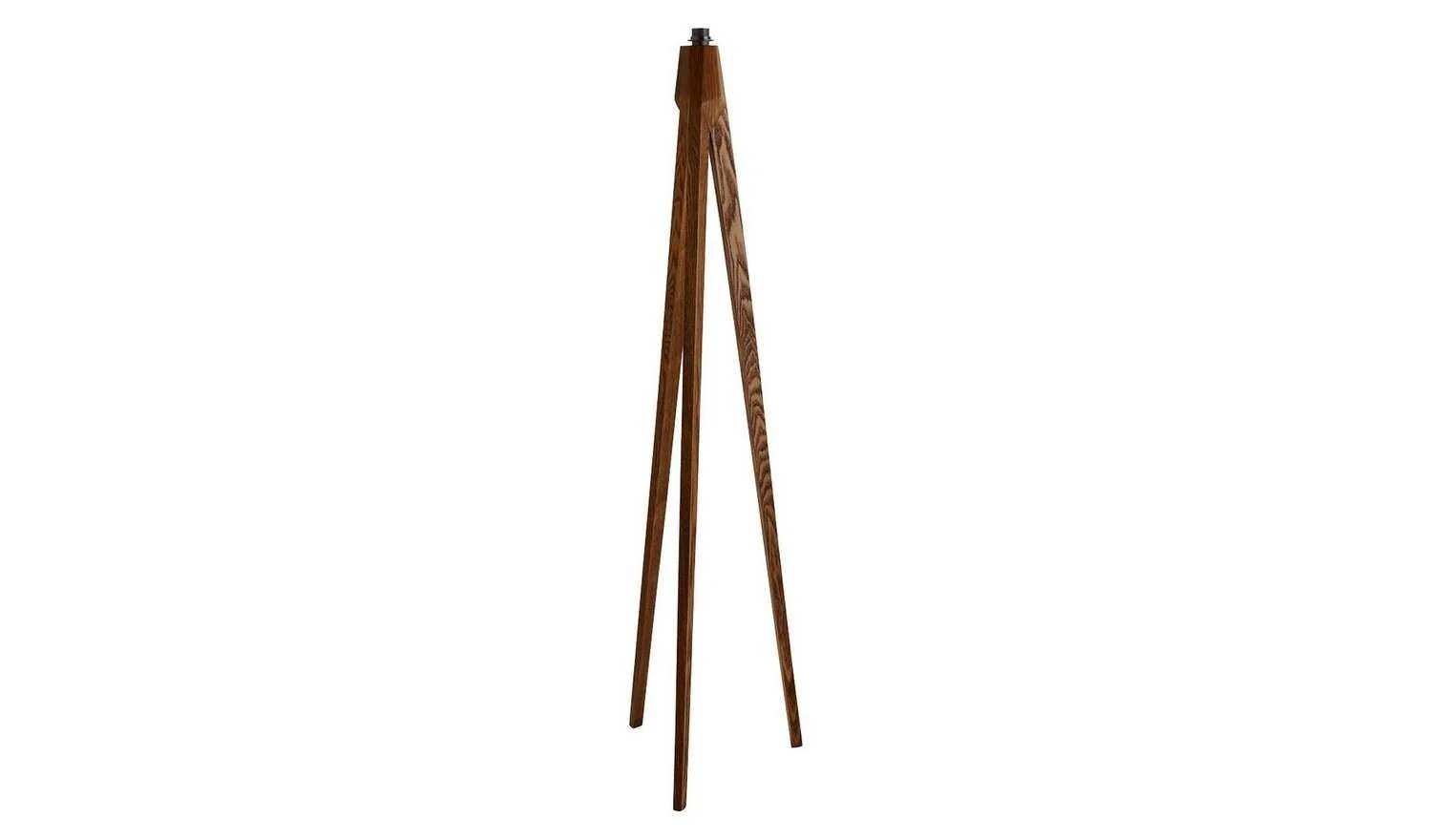 Tripod Floor Lamp Base - Walnut Stain