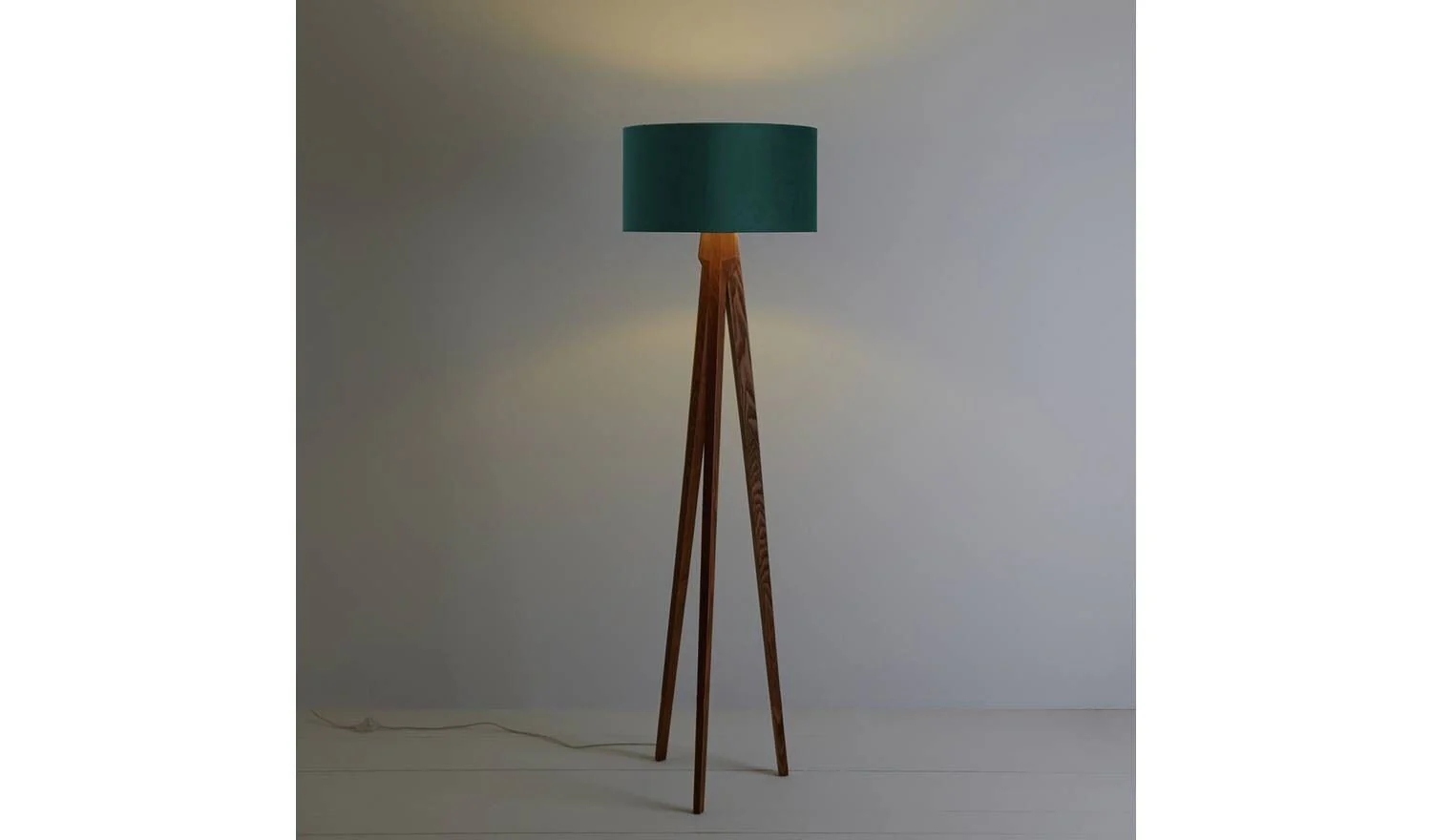Tripod Floor Lamp Base - Walnut Stain - Image 3