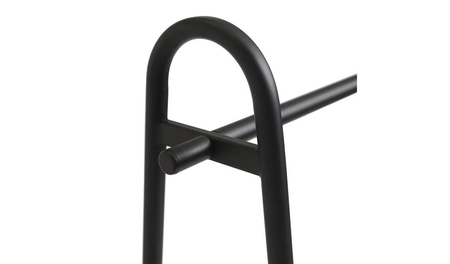 Turner Clothes Rail with Shoe Rack - Black - Image 8