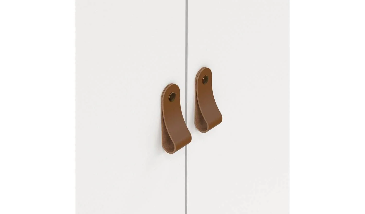 Tvilum Madrid 3 Door Wardrobe White Storage Organiser Bedroom Furniture - Image 7