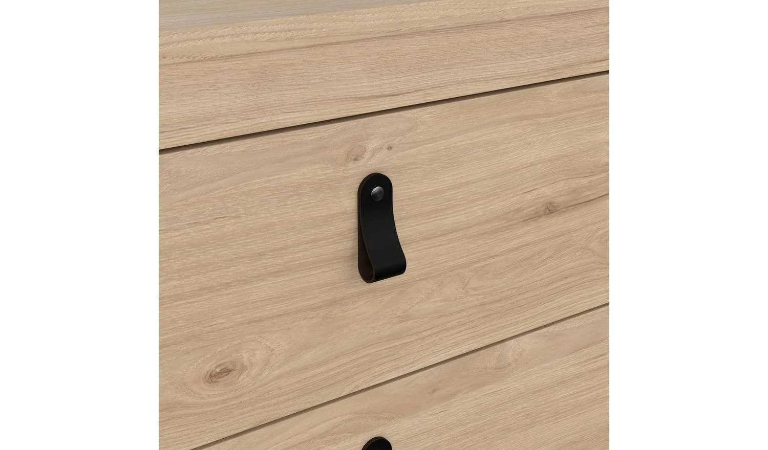 Tvilum Madrid 3 Drawer Chest Oak Storage Organiser Bedroom Furniture - Image 7