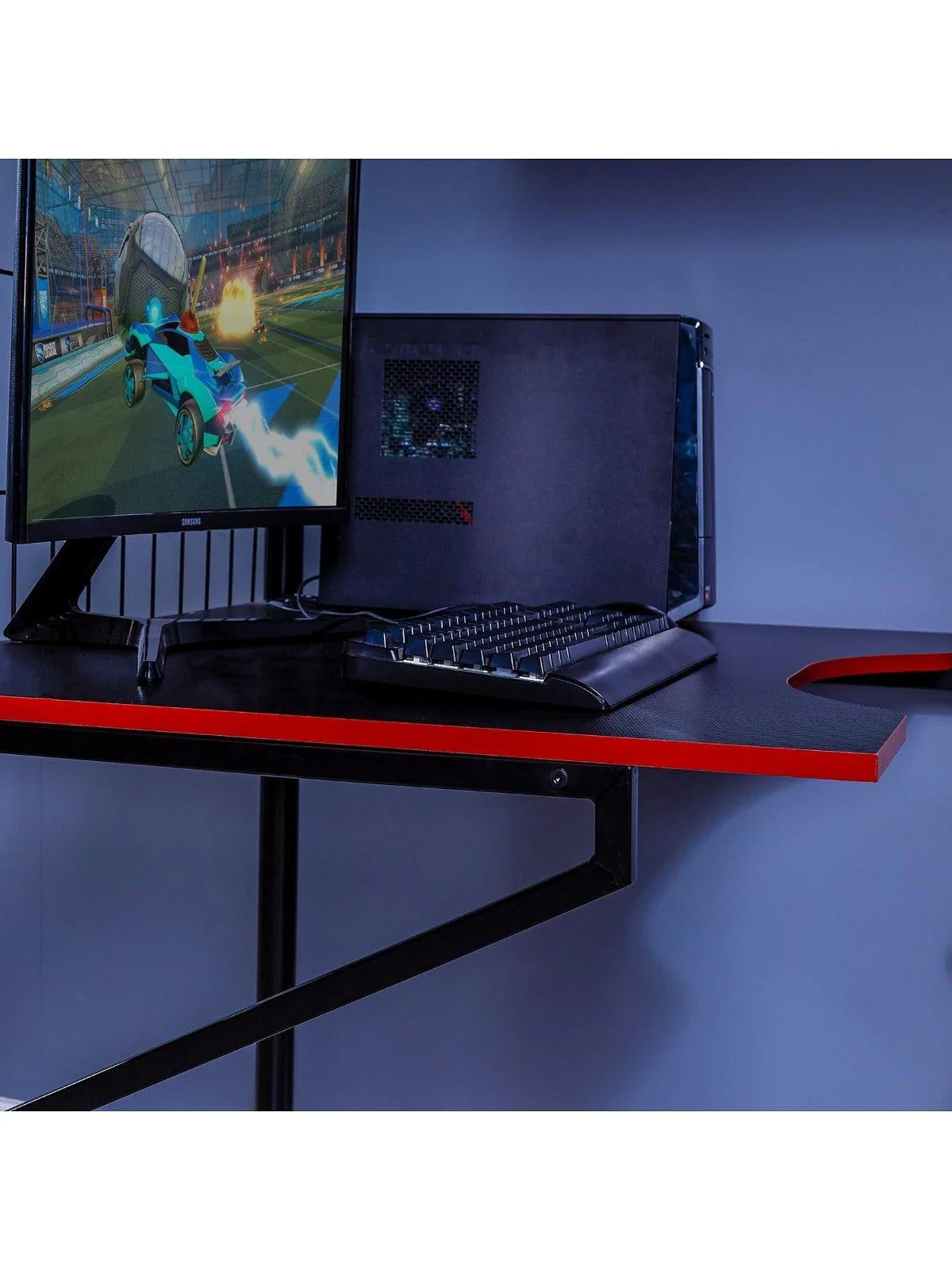 X Rocker Icarus XL High Sleeper Bed with Gaming Desk Black Kid's Bedroom - Image 4