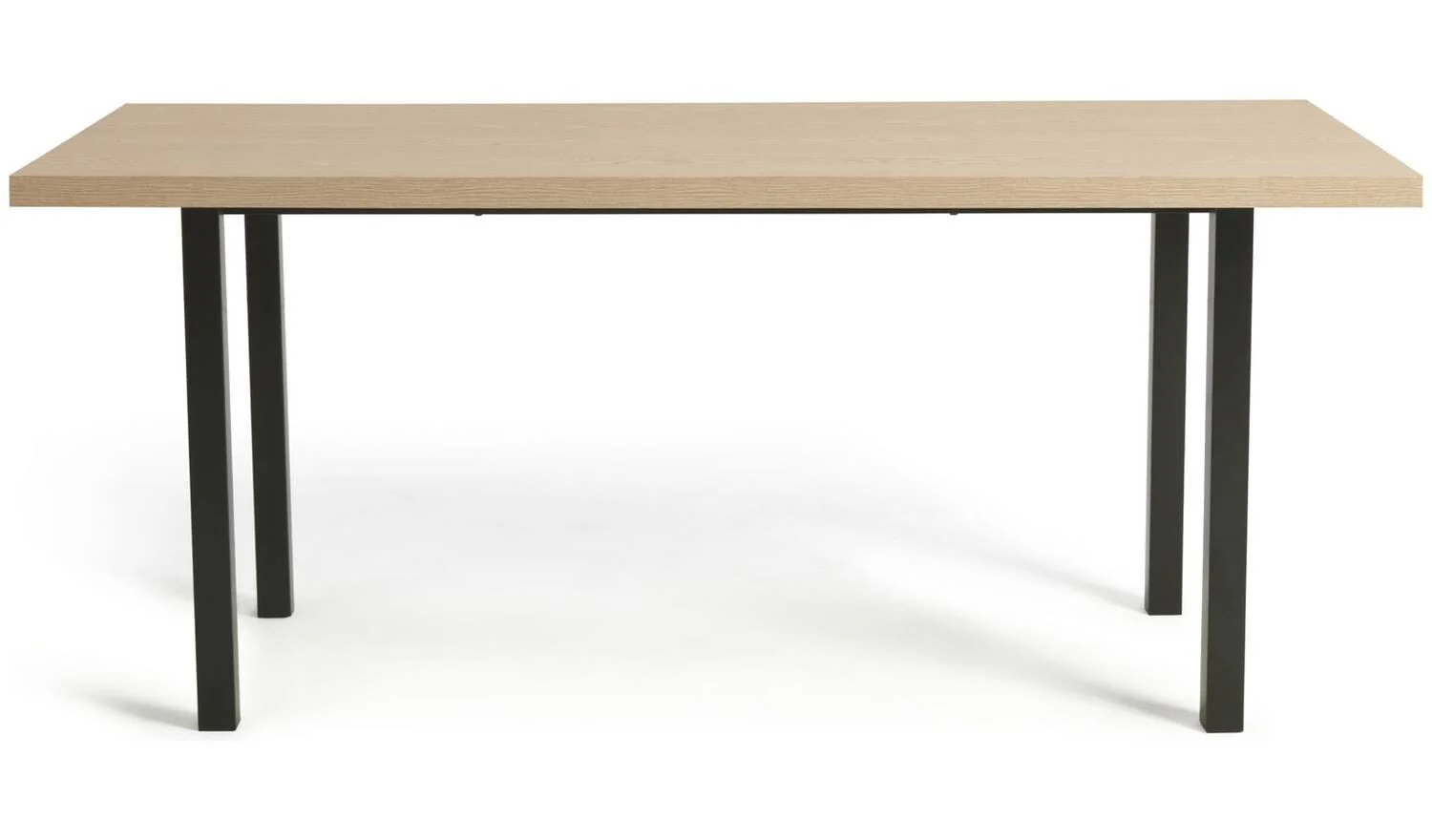 Zayn Non-Extend Birch Dining Table & 2 Birch Benches Dining Set - Image 6